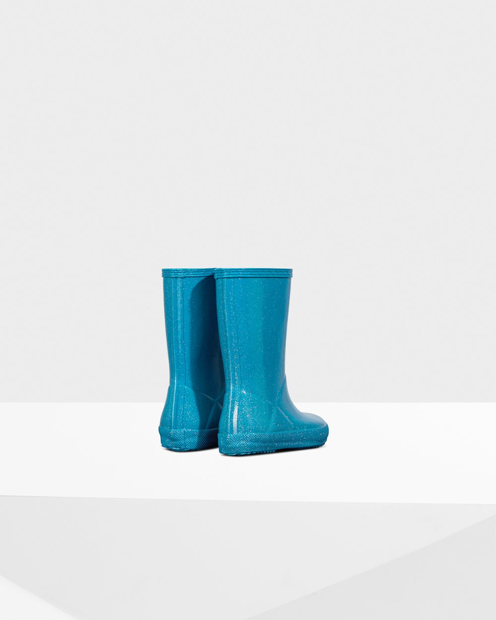 Bottes de Pluie Hunter Original First Classic Starcloud Enfant Bleu VJRFXPT-27